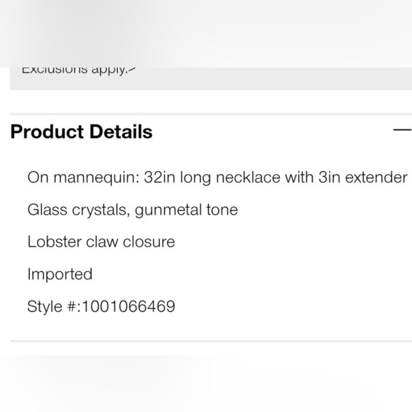 🔹️Betsey Johnson🔹️ Silver and Red Crystal Ghost Y Neck Tassel Necklace - Picture 3 of 3